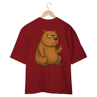Nome do produto Camiseta Oversized “Capivara Pistola”