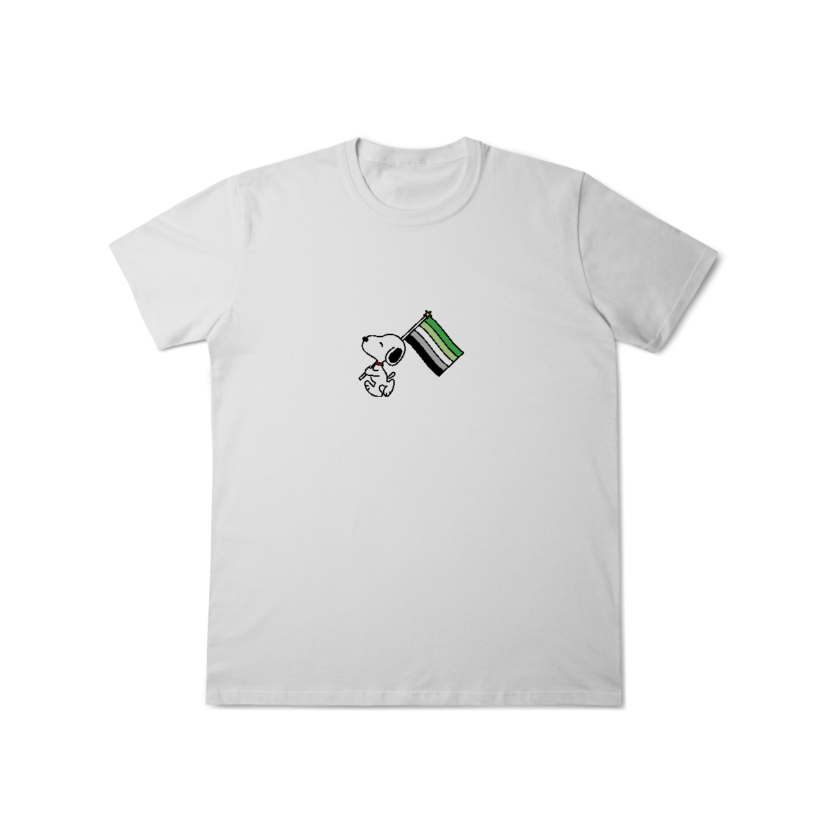 Nome do produto: Camiseta Esnupi Aromantico