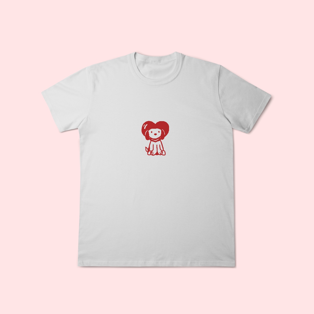 Nome do produto: Camiseta Esnupi Coração