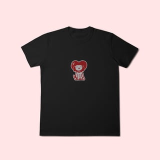 Nome do produto Camiseta Esnupi Coração