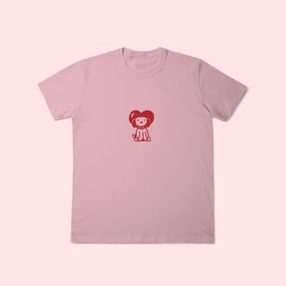 Nome do produto Camiseta Esnupi Coração
