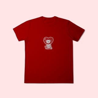 Nome do produto Camiseta Esnupi Coração