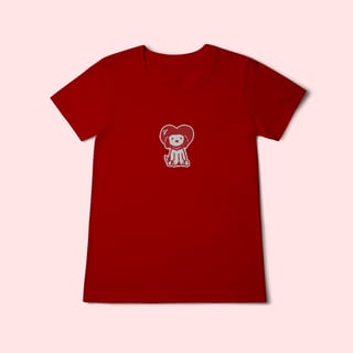 Nome do produto Baby Tee Esnupi Coração