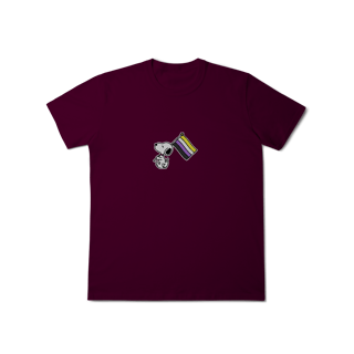 Nome do produto Camiseta Esnupi Não Binário