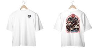 Camisa Oversized Streetwear - Power Japonese Dragon