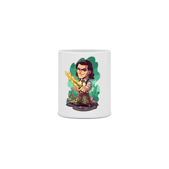 Caneca Cartoon Loki