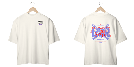 Camisa Oversized Streetwear - Samurai Spiriti