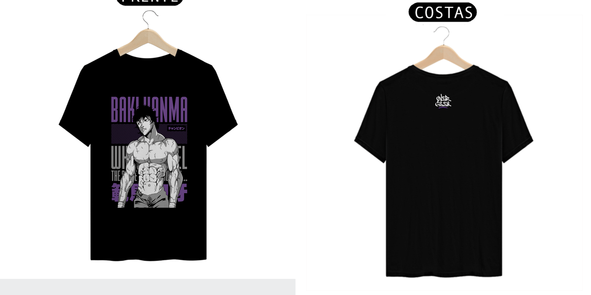 Nome do produto: T-Shit Basic Baki Hanma