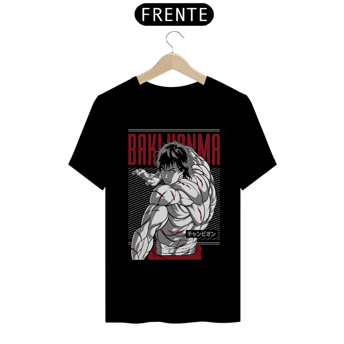 Nome do produto: T-Shit Basic Baki Hanma