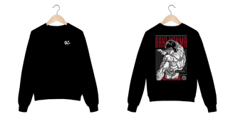 Moletom Gola Careca Baki Hanma