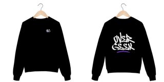 Moletom Gola Careca Família Over Geek