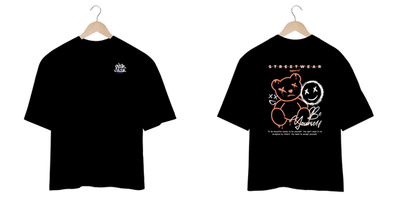 Camisa Oversized Streetwear - Bear Your Self