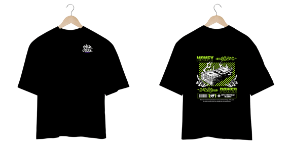 Camisa Oversized Streetwear - Money Power