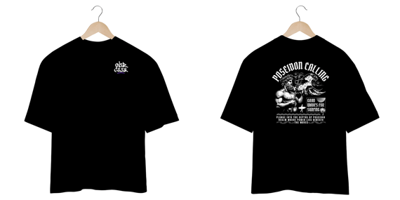 Camisa Oversized Streetwear - Poseidon Calling