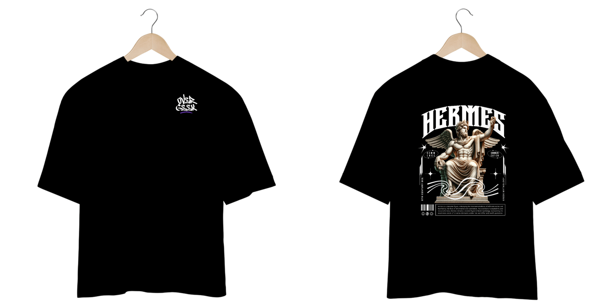 Nome do produto: Camisa Oversized Streetwear - Hermes