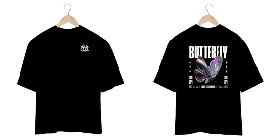 Camisa Oversized  Streetwear - Butterfly
