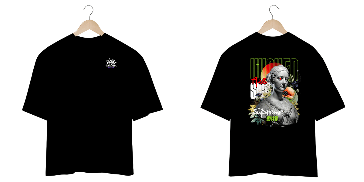 Nome do produto: Camisa Oversized Streetwear - Wiched