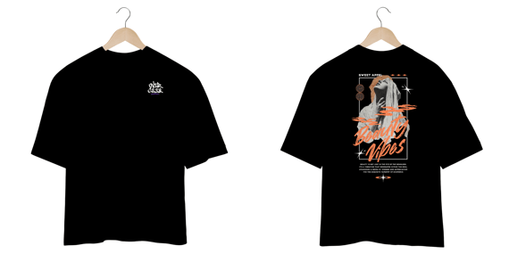 Camisa Oversized Streetwear - Beauty Vibes