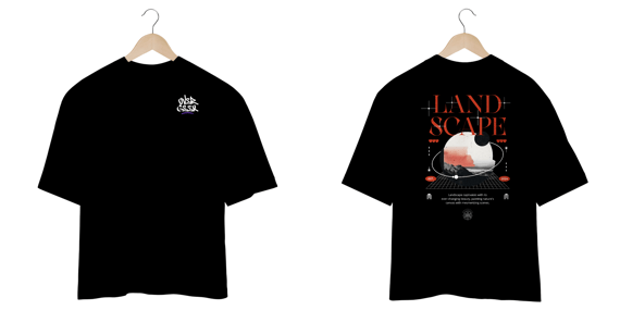Camisa Oversized Streetwear - Land Scape