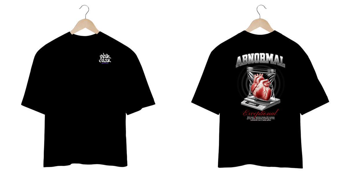 Nome do produto: Camisa Oversized Streetwear - Abnormal