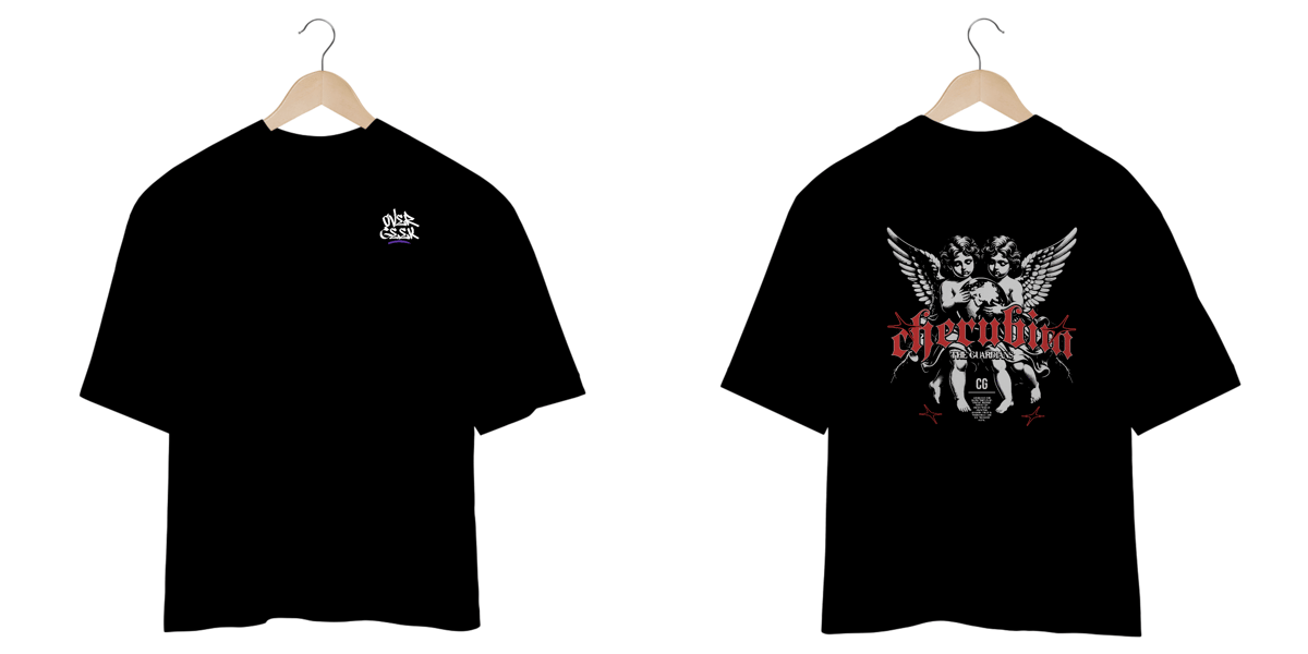 Nome do produto: Camisa Oversized  Streetwear - Cherubin