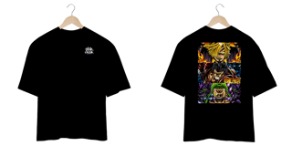 Camisa Oversized Sanji & Luffy & Zoro - Over Geek
