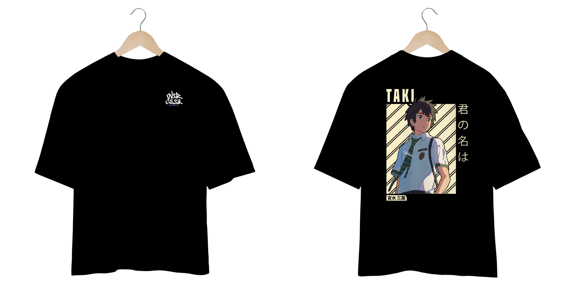 Camisa Oversized Taki Tachibana (Your Name) - Over Geek