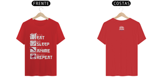 Nome do produtoT-Shit Prime Eat, Sleep, Anime, Repeat.