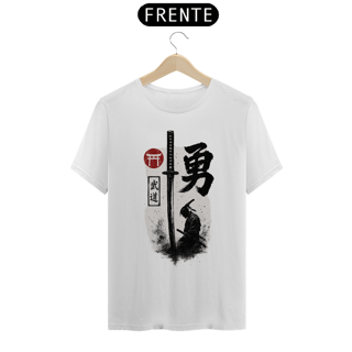 Nome do produto Camiseta Samurai Zen – 勇 (Coragem)