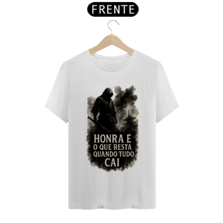 Nome do produto Camiseta Samurai Zen – Honra é o que resta quando tudo cai
