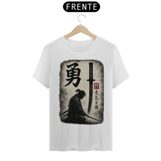 Nome do produto Camiseta Samurai Zen – 勇 (Coragem)