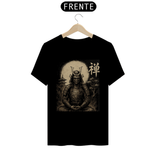 Nome do produto Camiseta Samurai Zen – Samurai Meditando