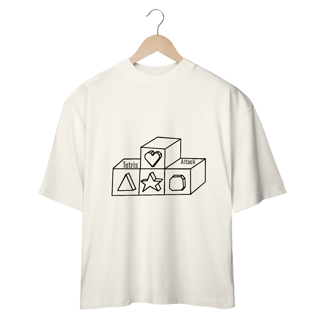 Nome do produto Oversized - Tetris attack - Line art