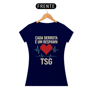Nome do produto Camiseta TSG -Cada derrota é um respawn (Baby Long Quality)