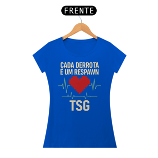 Nome do produto Camiseta TSG -Cada derrota é um respawn (Baby Long Quality)