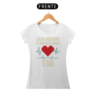 Nome do produto Camiseta TSG -Cada derrota é um respawn (Baby Long Quality)