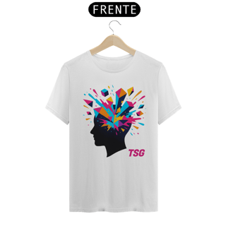 Nome do produto Camiseta TSG - Criatividade em Colapso (T-Shirt Quality)
