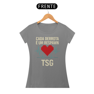 Nome do produto Camiseta TSG -Cada derrota é um respawn (Baby Long Quality)