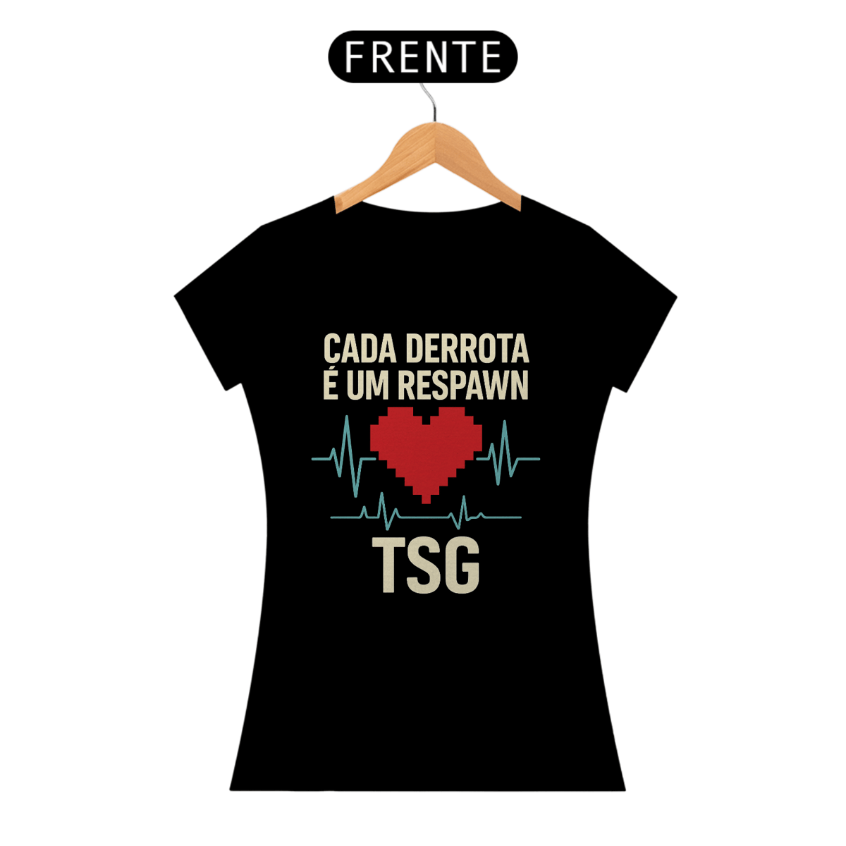 Nome do produto: Camiseta TSG -Cada derrota é um respawn (Baby Long Quality)