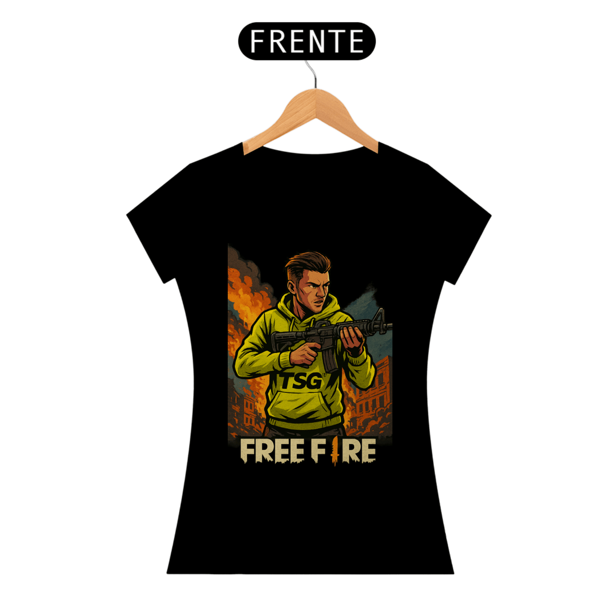 Nome do produto: Camiseta TSG - Free Fire (T-Shirt Quality)