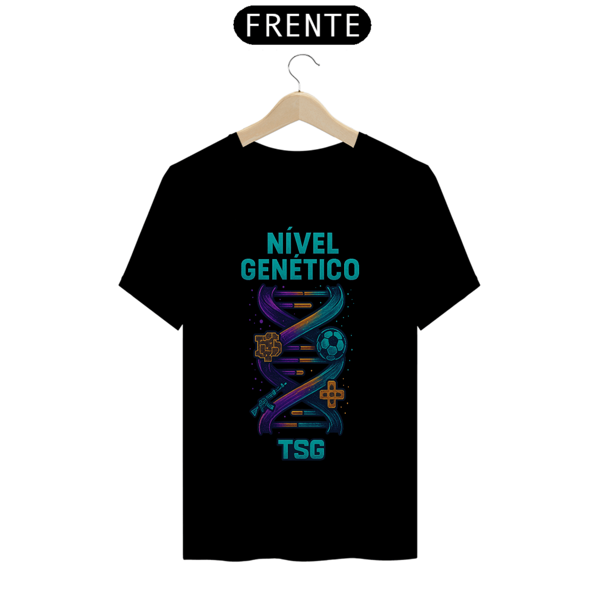 Nome do produto: Camiseta TSG - Nível genético (T-Shirt Quality)
