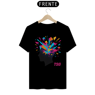 Nome do produto Camiseta TSG - Criatividade em Colapso (T-Shirt Quality)