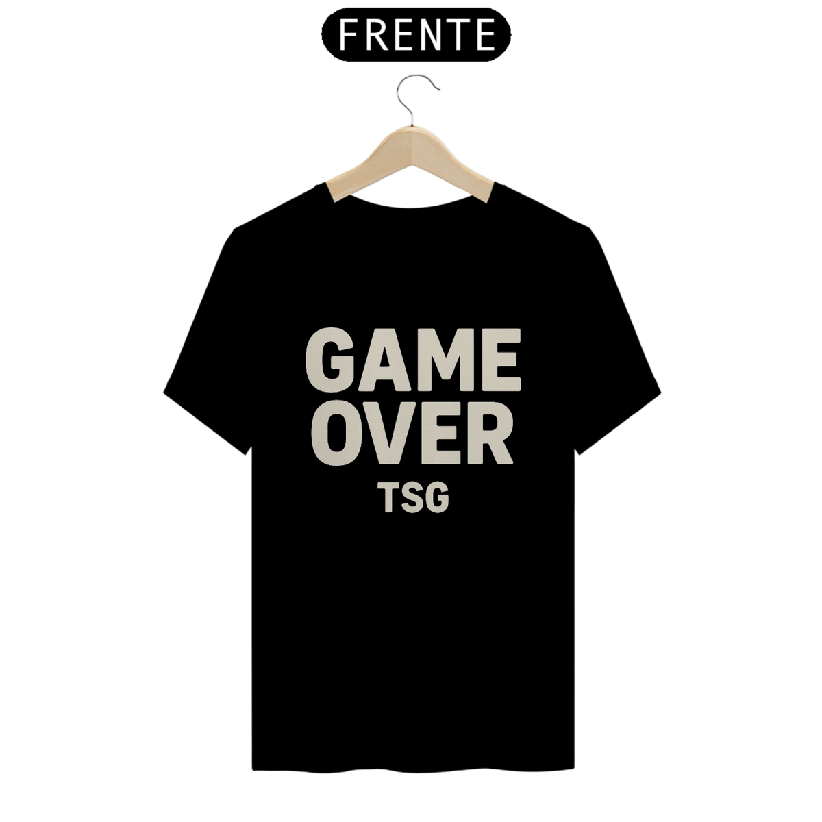 Nome do produto: Camiseta TSG - Game Over (T-Shirt Quality)