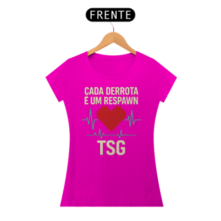 Nome do produto Camiseta TSG -Cada derrota é um respawn (Baby Long Quality)