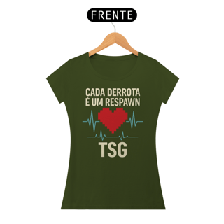 Nome do produto Camiseta TSG -Cada derrota é um respawn (Baby Long Quality)