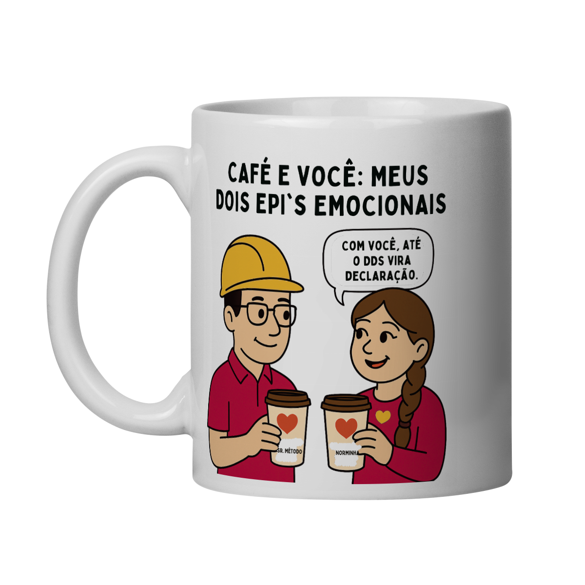 Nome do produto: CANECA DIA DOS NAMORADOS - ROUPA VERMELHA