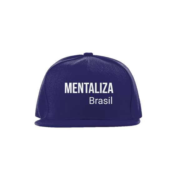 Boné aba reta - Mentaliza branco