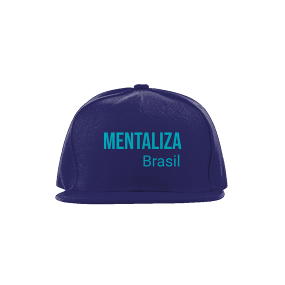 Boné aba reta - Mentaliza azul claro