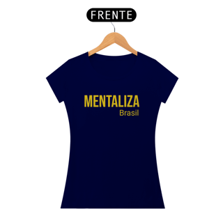 Nome do produto Baby look clássica  - Mentaliza amarelo