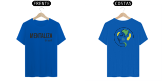 Nome do produto Camiseta clássica com logo - Mentaliza preto